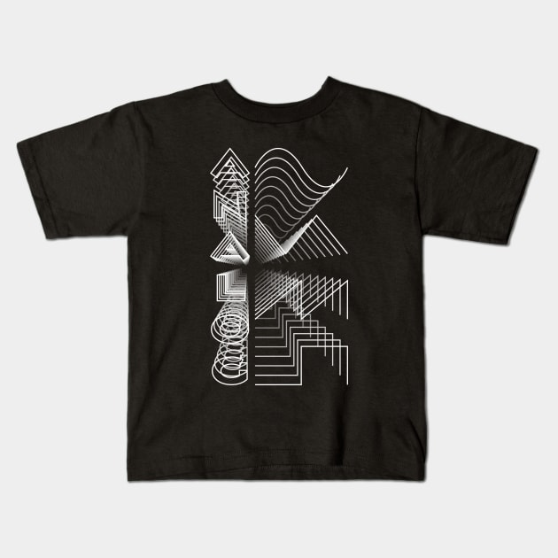 Analog Waveform Audio Digital Design Modular Gift Kids T-Shirt by star trek fanart and more